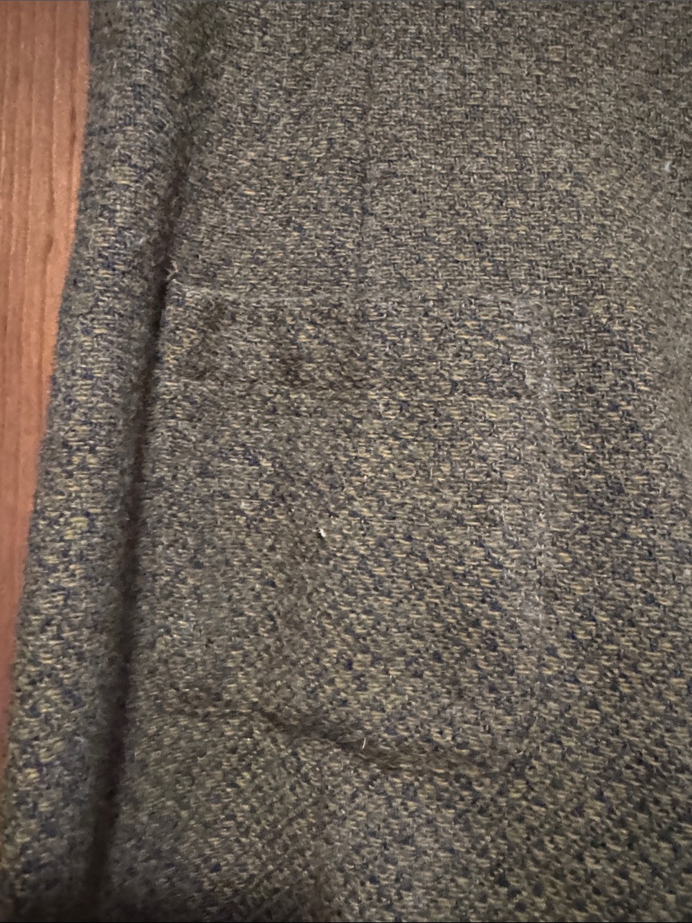 American Eagle Outfitters Olive Green Wool Dress from the 90s - Picture 5 of 7